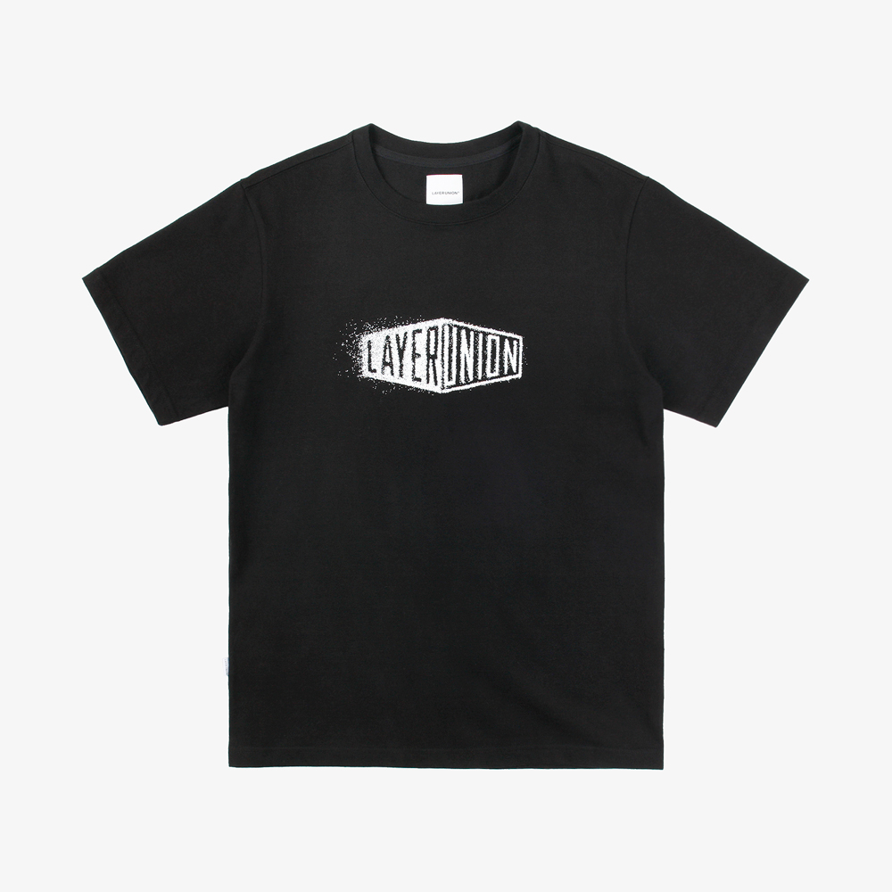PIXEL BOX LOGO S/S TEE BLACK