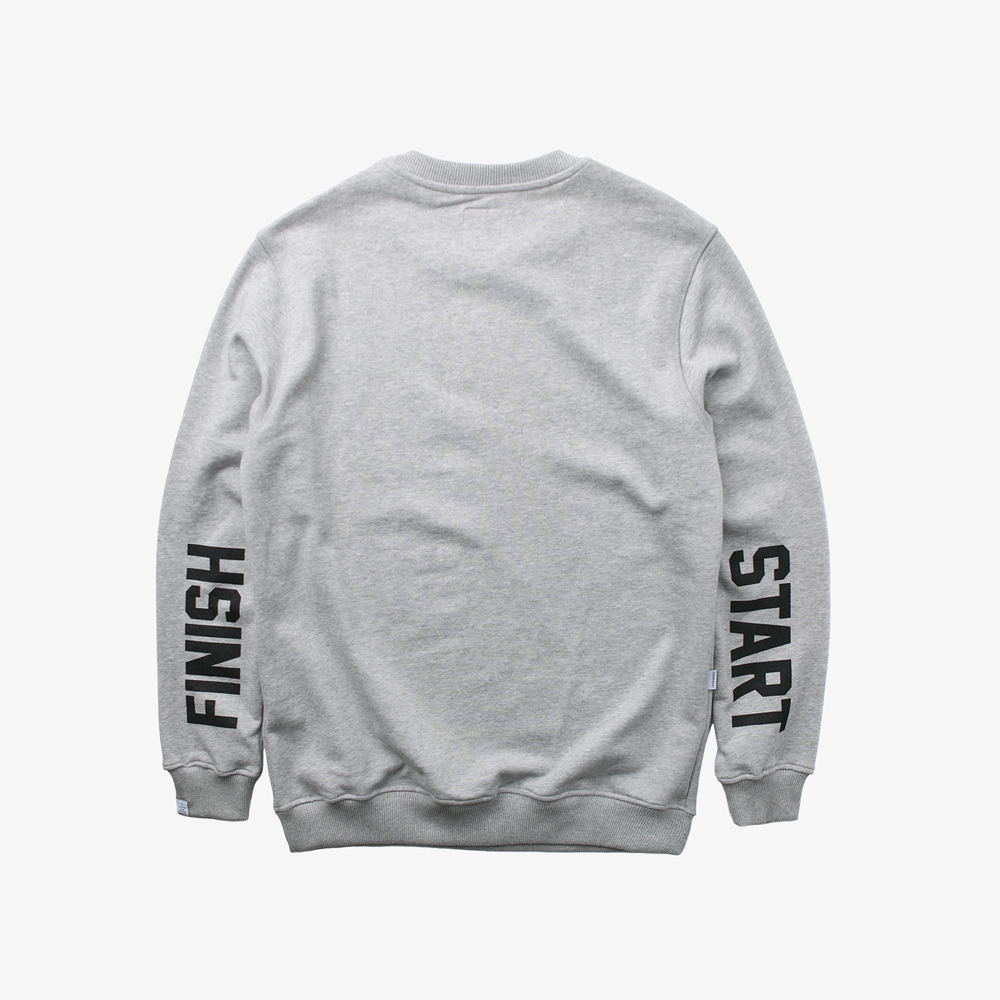 START-FINISH SWEAT SHIRTS GREY