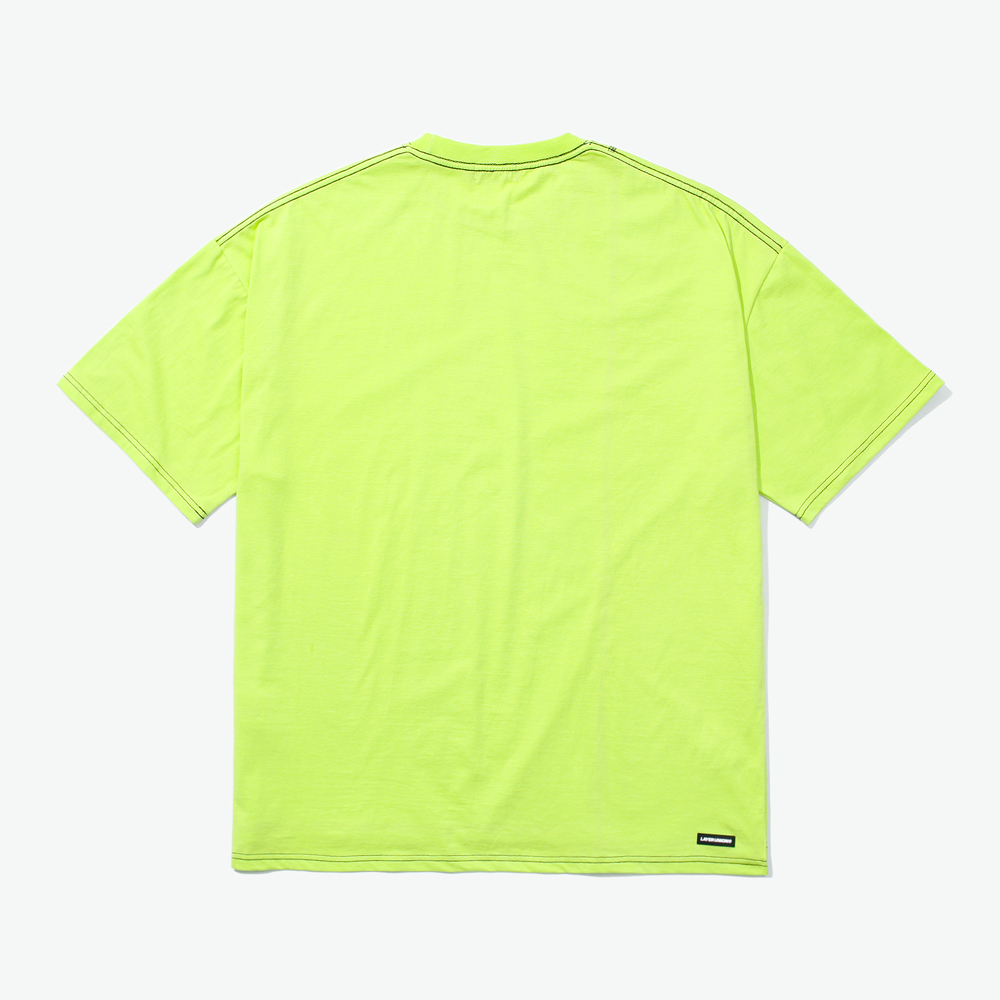 CUT CTRS ST OVER S/S TEE YELLO