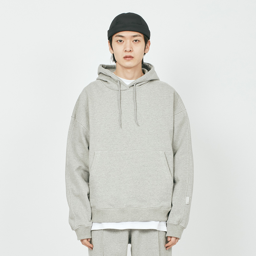 CUT CTRS ST H OVER HOODIE GREY