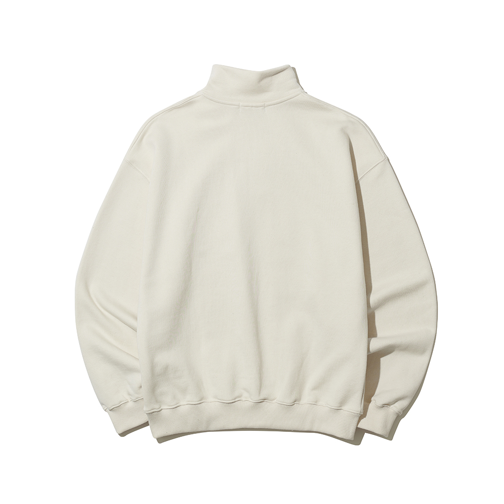 HEAVY OVER HALF-ZIP SWEATSHIRT
