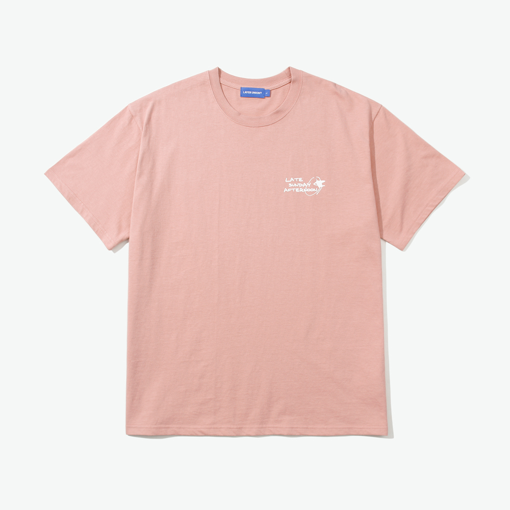 PAINTING LSA S/S TEE PINK